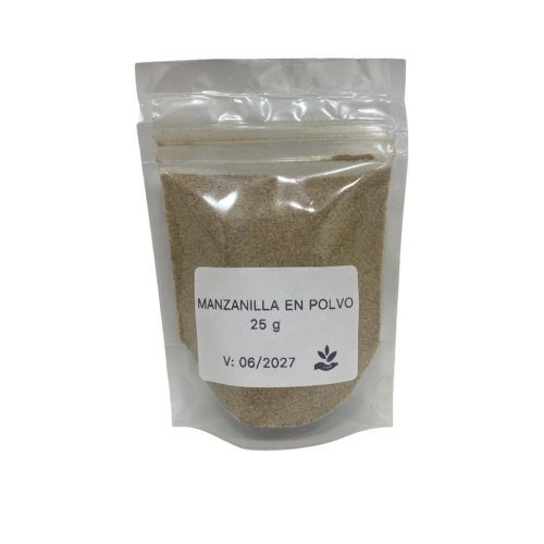 Manzanilla en polvo